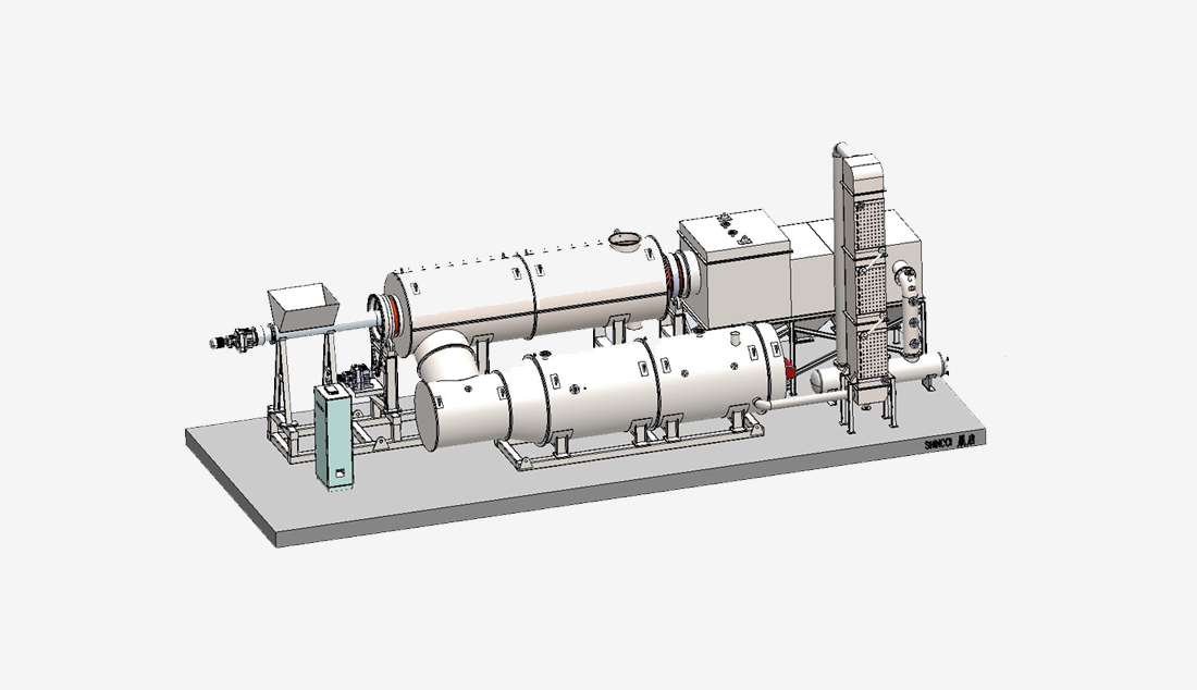 【新】外加熱回轉(zhuǎn)窯熱解機